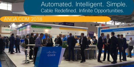 CiscoSP360's tweet photo. We wrapped up #ANGACOM2018 covering topics like cable access, CIN, full duplex DOCSIS and cloud video and #network automation. Read the full recap here: https://t.co/LK9stJLDdh https://t.co/fUrUESJjKA