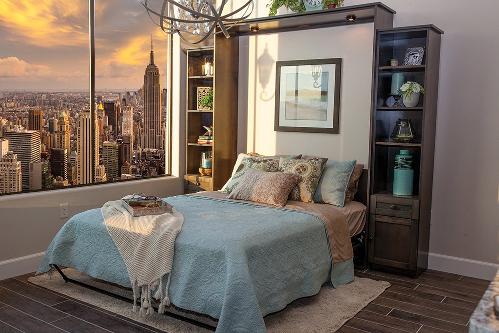 ViewOnMagazine's tweet image. Much of our staff, like our editor, have rather large families. Her house is often a stop for relatives to come stay a few nights, and often a guest room isn't enough. When she came across this local company, Wilding Wallbeds, it was love at first sight. ow.ly/72AU30kOOK9