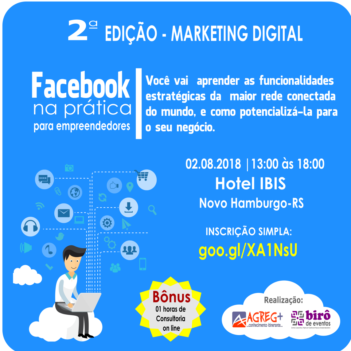 birodeeventos's tweet photo. Olha o que vai rolar no dia 02.08, e cheio de dicas, para aprender sem mimimi! O investimento está imperdível, e ainda tem Bônus de 1 hora de consultoria on line após o evento! Acessa lá e te inscreve no link: https://t.co/htU0rn62JN  #RedesSociaisParaNegócio @birodeeventos https://t.co/Gerw006DLm
