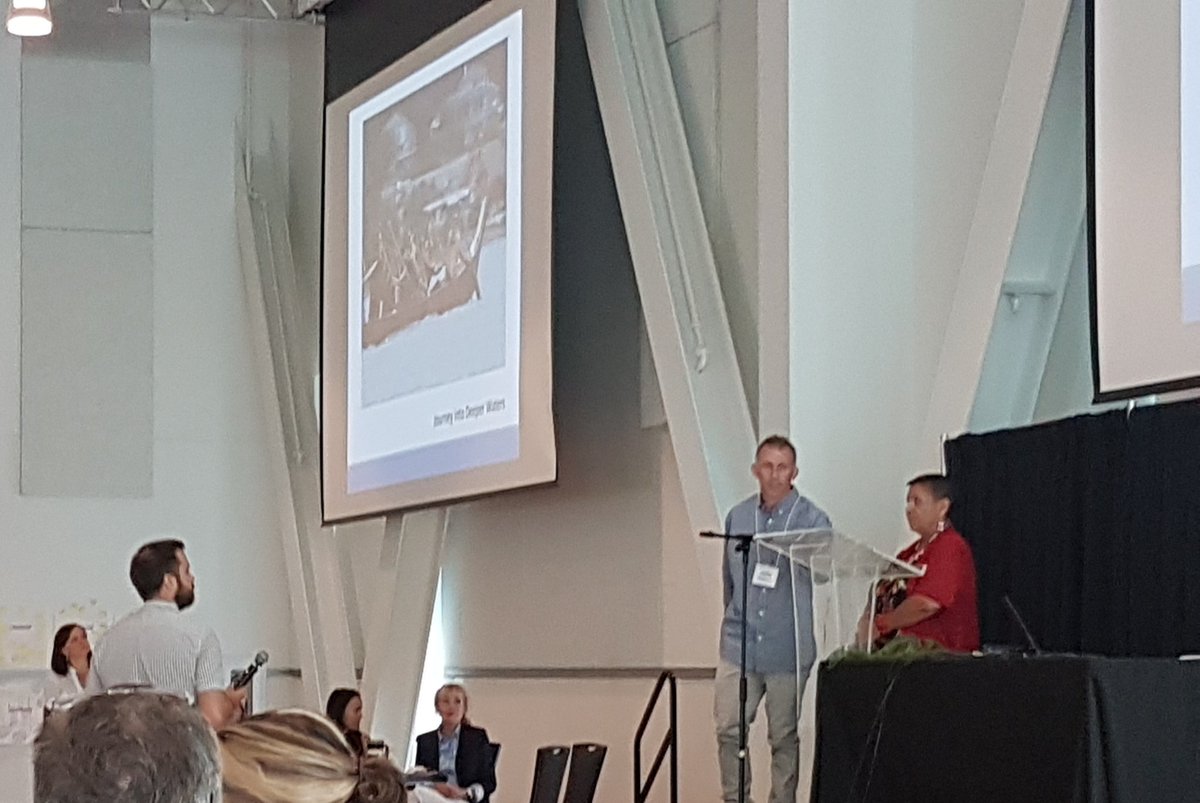 Thank you to @Brandon_Curr <a href="/rmasmyth/">Rob Smyth</a> <a href="/TerryBeaudry/">Terry Beaudry</a> for leading us on our journey into deeper waters! Such a great morning of thoughtful conversations about Aboriginal worldviews at <a href="/BCPVPA/">BC Principals' & Vice-Principals' Association</a> #shortc #trc #truthbeforereconciliation