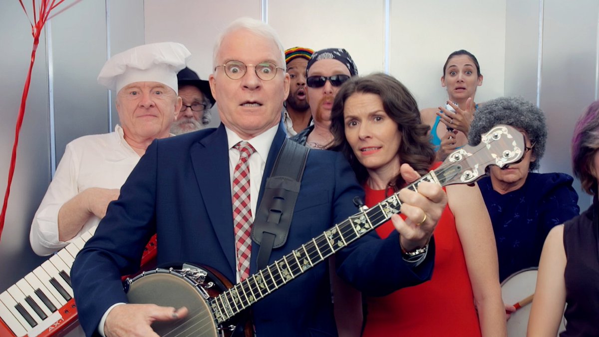 StudioDisarm's tweet image. Its not everyday you get work with a legend like @SteveMartinToGo . We had such a blast shooting the music video "Won't go back"  disarmstudio.com/steve-martin-w…