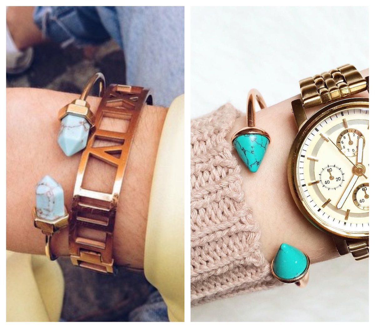 happinessbtq's tweet image. Which one do you prefer?

Left: bit.ly/2c4eMSO
Right: bit.ly/2ag2OCk

#turquoise #cuffbracelets #fashionblogger #jewelry #blogger