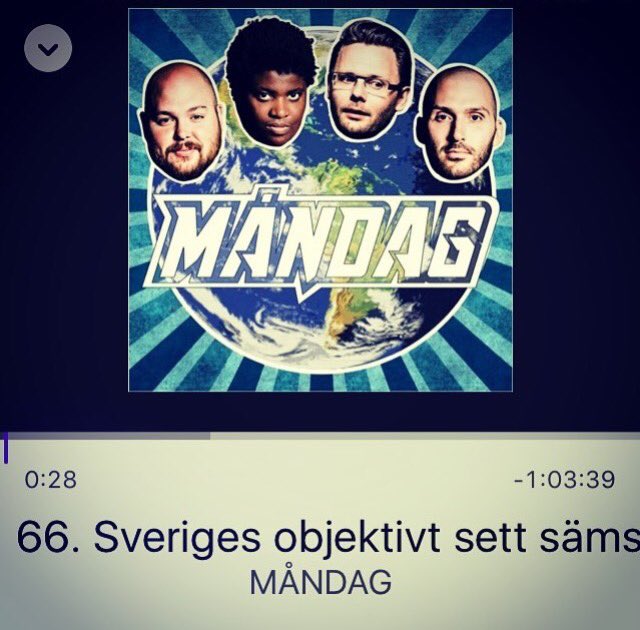 Det känns jävligt längesen nu, men du missade väl inte veckans MÅNDAG som spelades in när cirka drevet drev som värst? Har hört att det var ett mycket bra avsnitt. mandag.libsyn.com/66-sveriges-ob… #detärmåndag