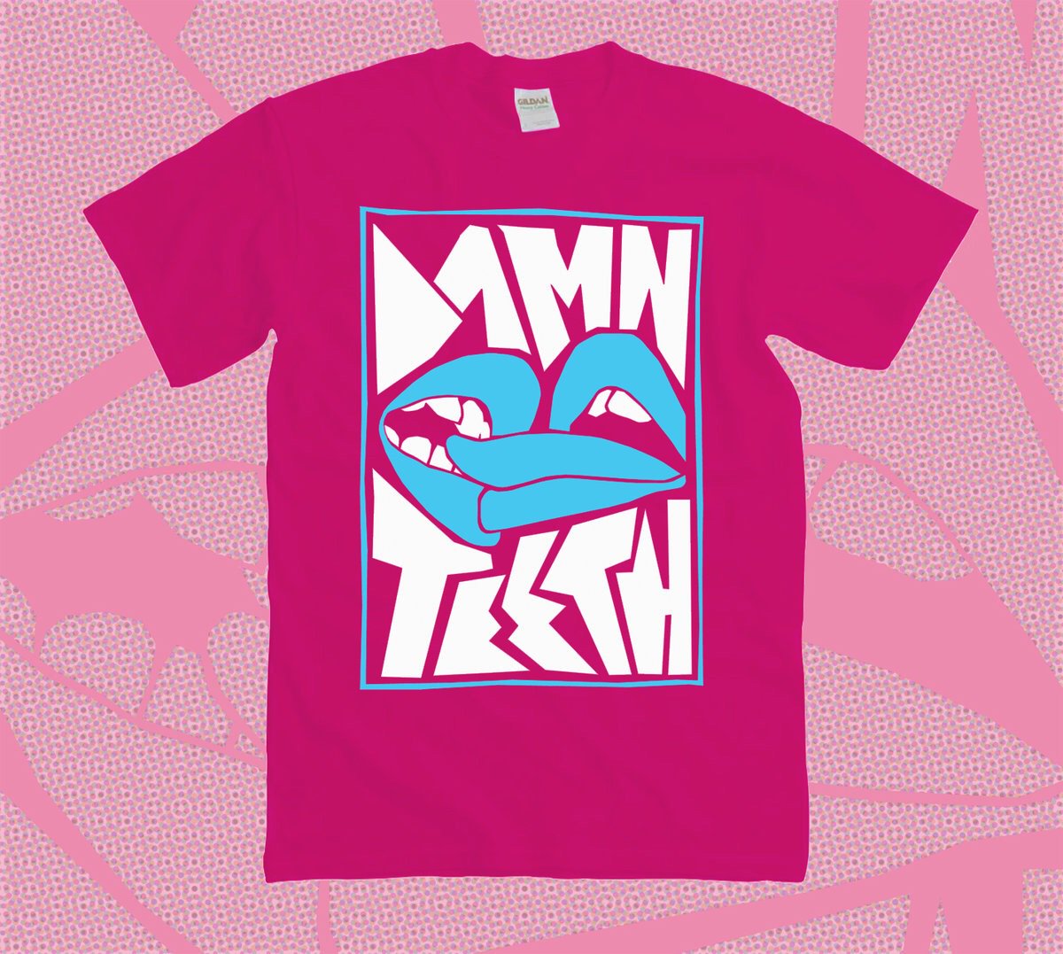 DAMN TEES! We're getting tour T-shirts made and we expect to shift a load of them when we're away. If you want to guarantee getting one you can pre-order them from our @bandcamp page until Sunday 8th July at 8pm damnteeth.bandcamp.com/merch/real-men…