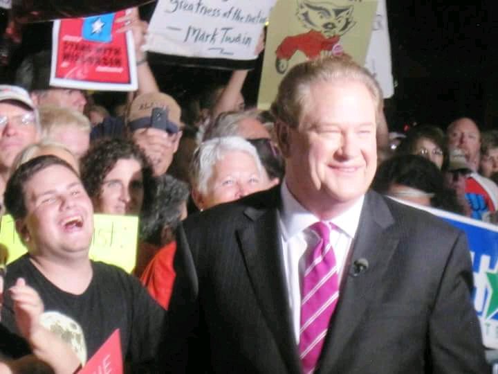 TeeBryanToo's tweet photo. I took this photo of Ed Schultz when he taped a live broadcast during the Walker protests at the Wisconsin Capitol in 2011. RIP, Ed.
"Scott Walker! We were right about that sonovabitch, weren't we."
~ Ed
#WeGotEd
#RIPEdSchultz https://t.co/lb0my3yvVF