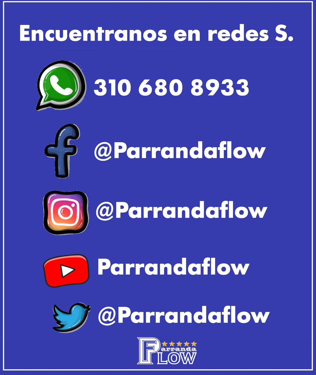 parrandaflow's tweet photo. @parrandaflow en redes sociales 
Para estar más cerca de vos!
.
.
#OrienteAntioqueño 
#Music #Redess #PF #TeamPF https://t.co/aljLOYC56M