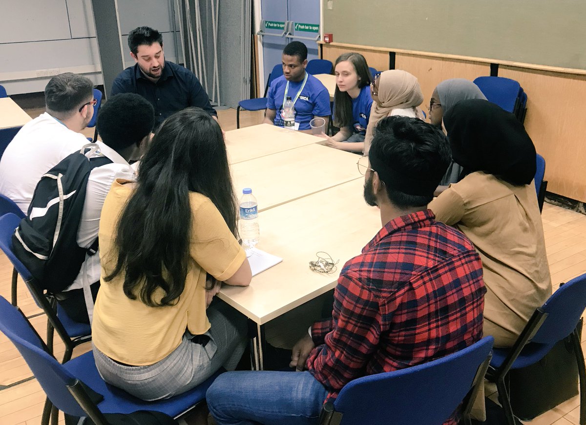 targetmedicine's tweet photo. We blinked and day 4 of the TM summer school has come to an end. Thank you to all the doctors who volunteered their time today! We love when our @UCLMS alumni come back to speak to our students. One more day to go!! #TMSS2018 https://t.co/44AA3jadlr