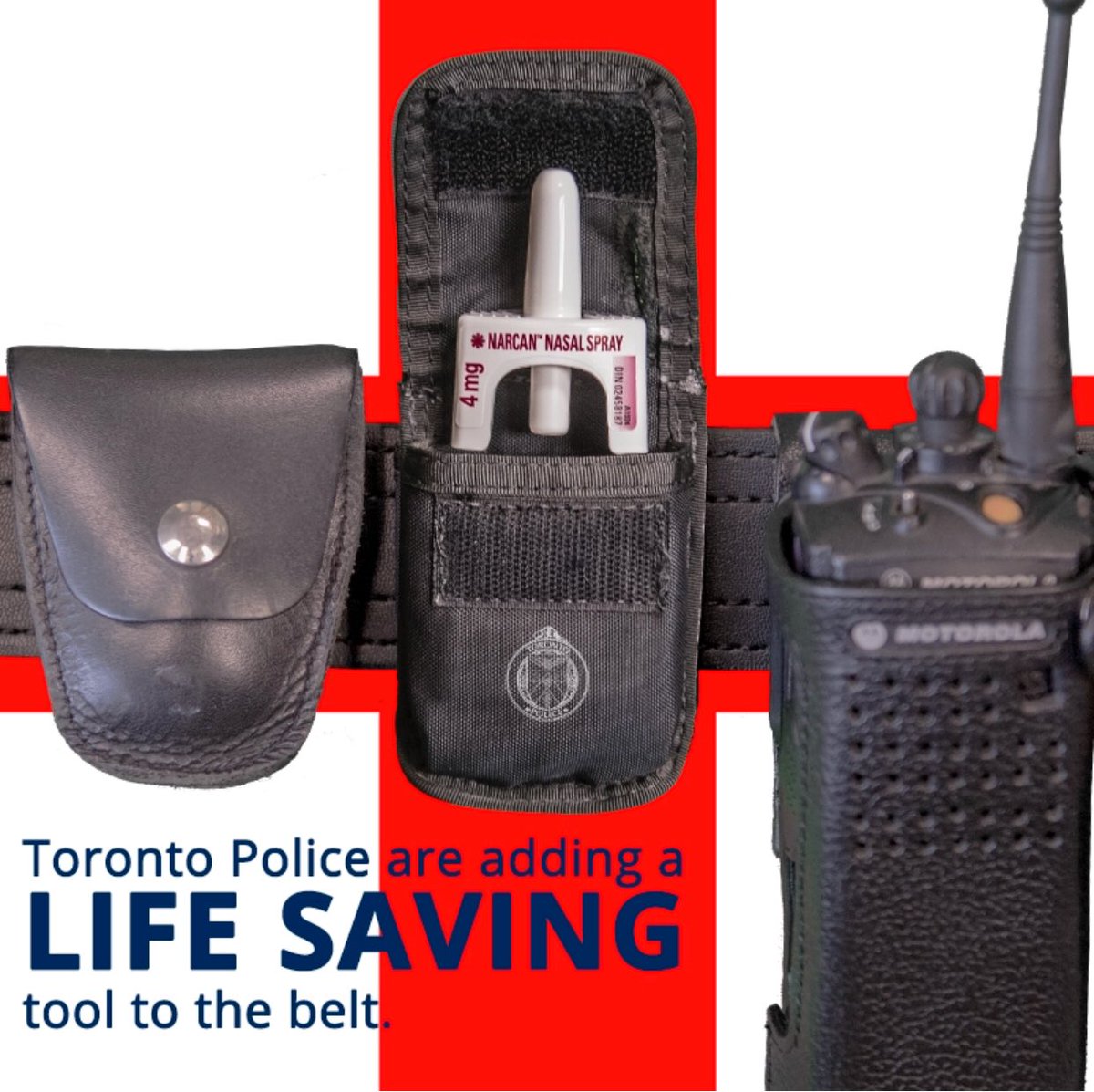 .<a href="/TorontoPolice/">Toronto Police</a> officers will now be carrying naloxone. #Naloxone #OpiodCrisis