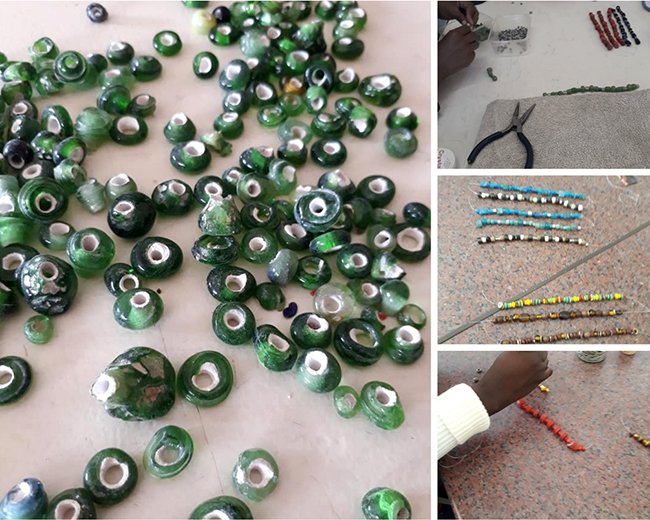 HopeForLimpopo's tweet photo. Beautifully made with beads created by women from Venda, South Africa,  as part of an income generating project with Vhutshilo Mountain School. #Positivebeads #venda #madewithlove https://t.co/JIrKiha06p