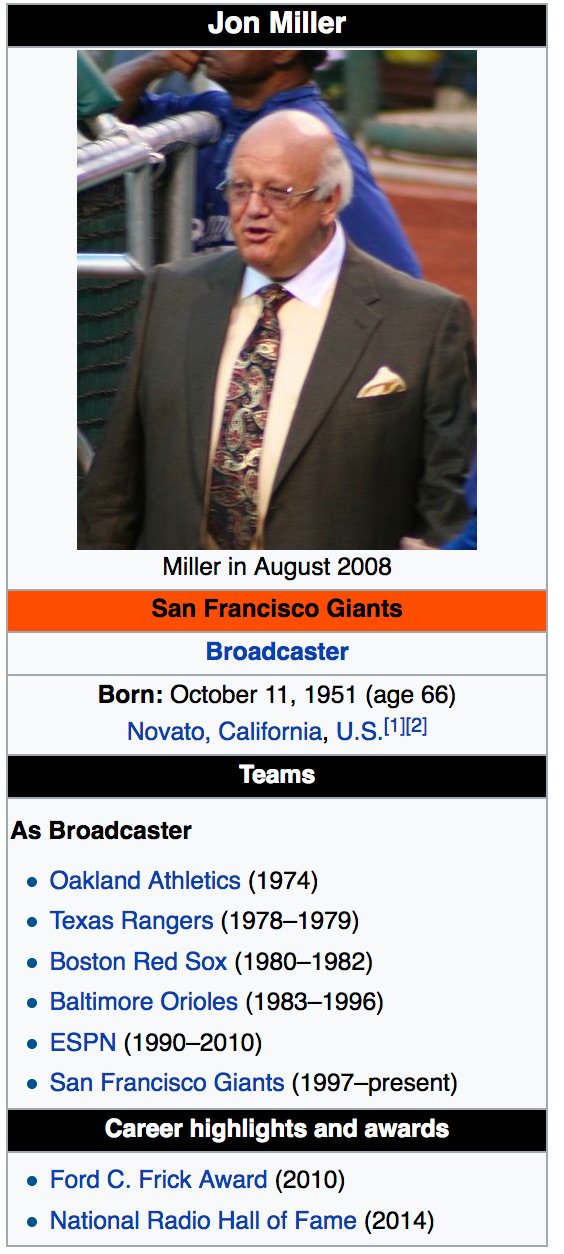 jon miller pierdere în greutate giants cat slabesti cu dieta daneza