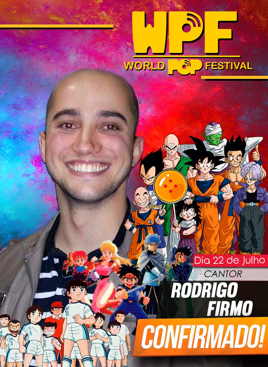 wpfbr's tweet photo. Se você é fã das aberturas de Dragon Ball Z, Fly, O Pequeno Guerreiro e Super Campeões, não pode perder o show do Rodrigo Firmo e da galera do WP Versão Brasileira em nosso evento! Saiba mais em https://t.co/RejB1BBqse! https://t.co/SVTXR69Xxp