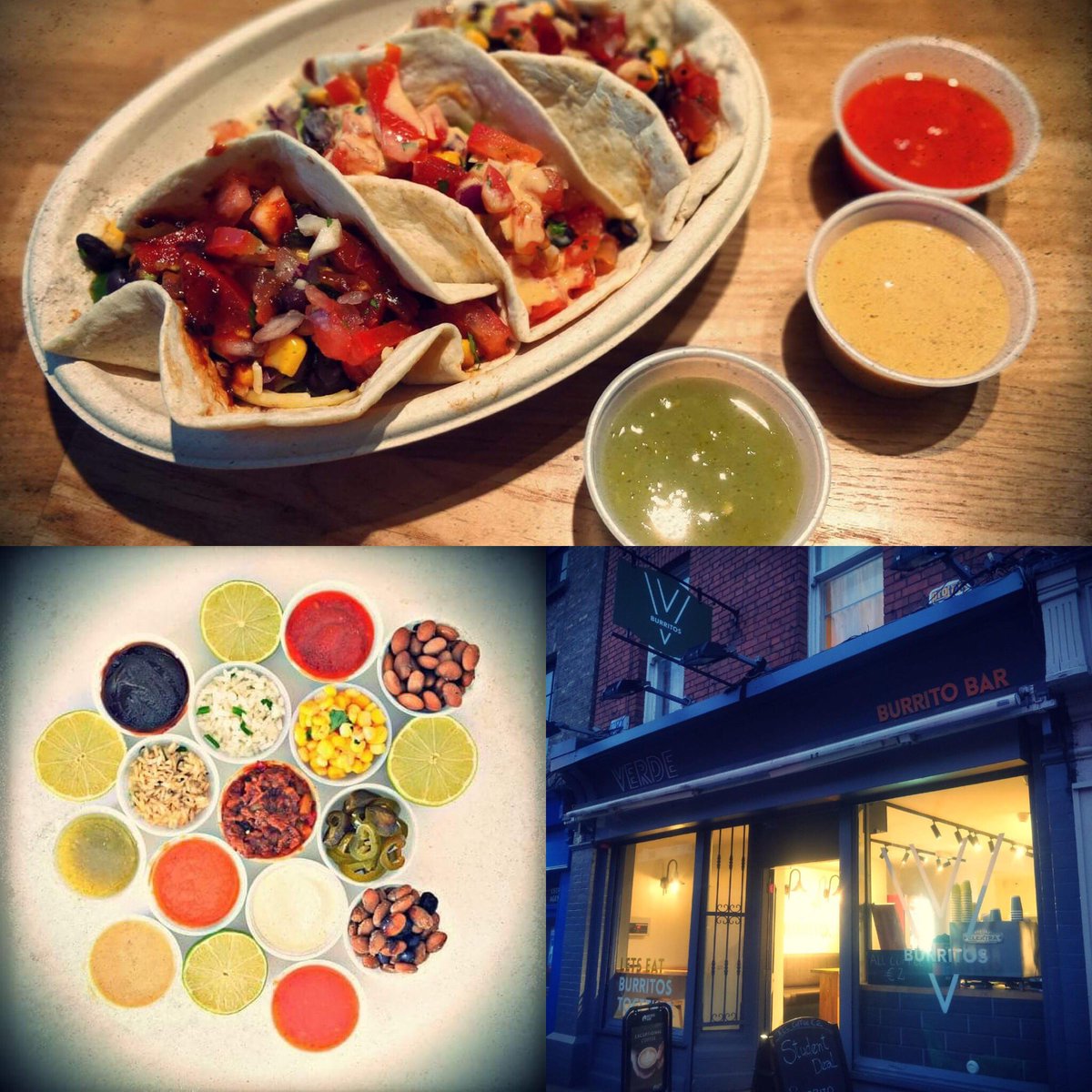 rebelchilli's tweet photo. Delighted to have our sauces available in Verde, a new burrito bar in Dublin🌶🌯 •
Our Red, Green, and Habanero Relish can be found on these delicious and fresh burritos on Aungier Street🤗🌶 #irishfood #putalittlerebelin #burrito #verde https://t.co/LHDDXLijZQ