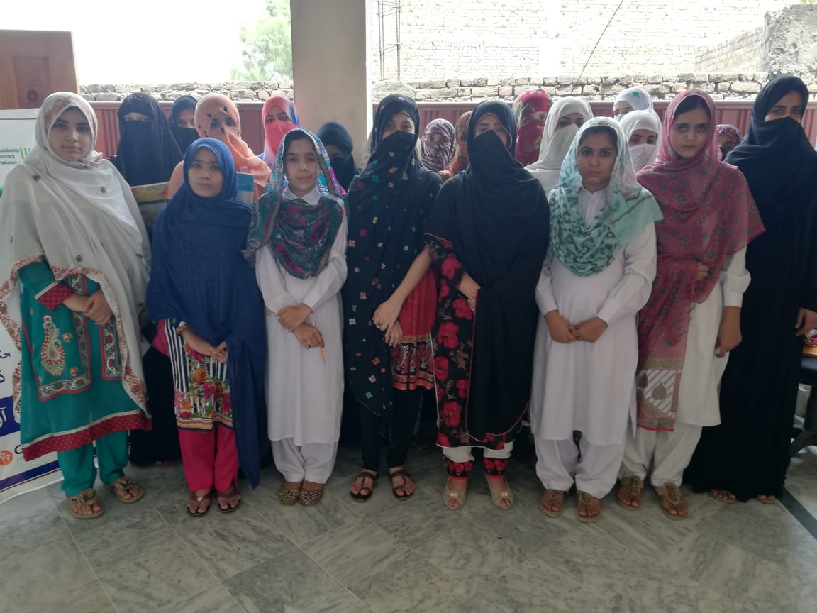 CoalitionSdg's tweet photo. #Calyx Foundation organized town hall meeting on #election awareness and voter mobilization at vocational and computer training center of Pakistan Baitulmal, Haripur. More than 45 young girls and women attended the session. https://t.co/wx5wp4rFj6
