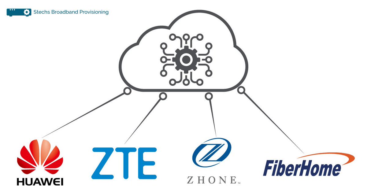 ¿Tenés equipamiento de distintos fabricantes en tu red #gpon? Stechs Broadband Provisioning te permite orquestar las plataformas GPON de los principales fabricantes manteniendo un único proceso de activación.  #provisioning #huawei #zte #zhone #fiberhome stechs.lat/cloudbp