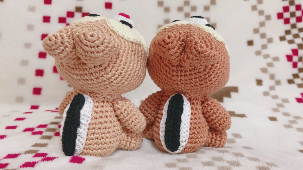 チップ #デール💕✨風 編みぐるみ #ステラルー #ジェラトーニ