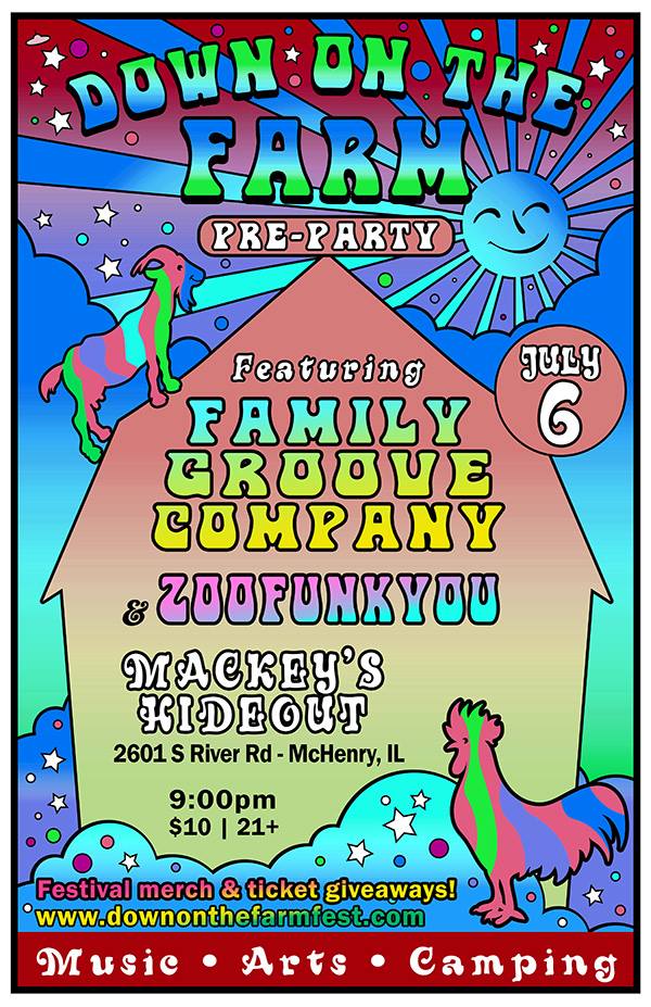 downonthefarmIL's tweet photo. Huge pre-party TOMORROW in McHenry, IL!!!  There'll be a drawing for #DOTF2018 tickets.. so get down there... DANCE YOUR ASS OFF n' warm up them farm legs!  Info/RSVP: https://t.co/vMMzMvRmD8
#musicfestival #preparty #dancetilyoudrop #mchenry https://t.co/2hO0pXRIbx