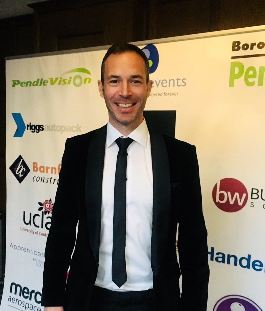 Huge congratulations to Frazer Durris of <a href="/BusinesswiseSol/">Businesswise Solutions</a> Pendle Business Person of Year - absolutely well deserved 🙌🏻 #PBA18