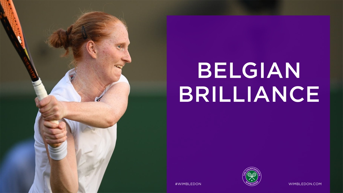 Wimbledon's tweet photo. The reigning champion's title defence is over.

Alison Van Uytvanck stuns Garbiñe Muguruza 5-7, 6-2, 6-1 for yet another huge shock in this year's #Wimbledon https://t.co/LS5ug8Wdkf