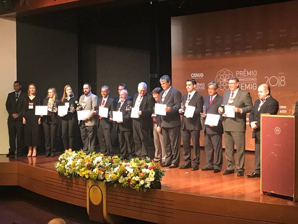 SaeTowers's tweet photo. Yesterday we participated in the event "Cemig Suppliers Award 2018" and in this occasion, SAE Towers was awarded with the "CERTIFICATE OF CEMIG MATERIAL SUPPLIER " for the Supply of Hardware valid until July 2019.
Congratulations to the whole SAE Brazil team. https://t.co/Y2oDCD0vUz