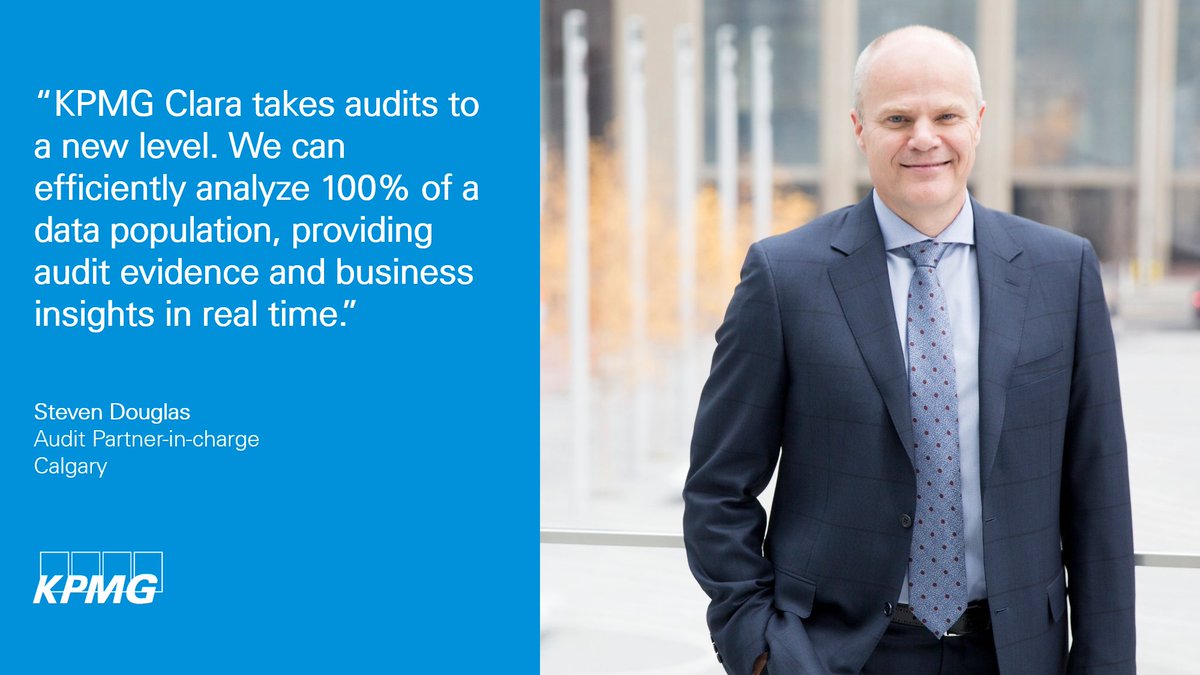 KPMG_Canada's tweet image. KPMG Clara will allow you to interact with us online, on a real-time basis as we conduct the audit, bringing you greater and more relevant insights. Learn more: social.kpmg/8wxje #AuditInnovation #KPMGClara #KPMGinYYC