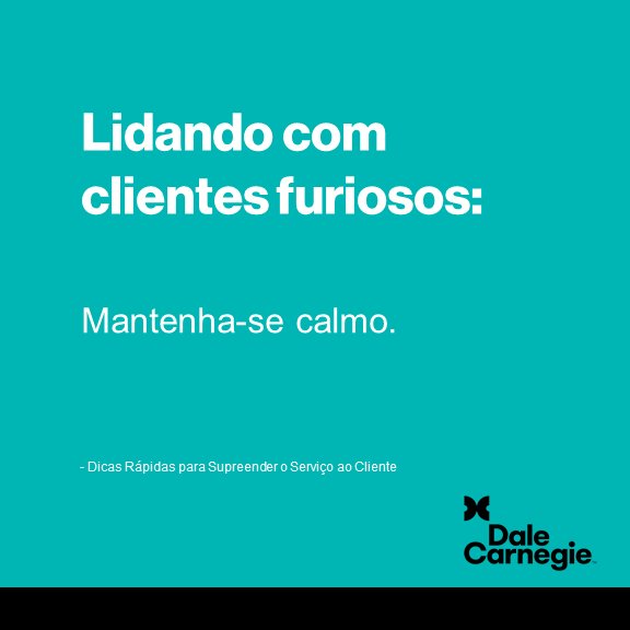 dalecarnegiedf's tweet photo. Tente manter-se diplomático e educado. Chatear-se só irá deixar o cliente
mais zangado.

Veja outras dicas: https://t.co/ZmzqtjIsbV

#DaleCarnegie #SegredosdeSucesso #ServiçoAoCliente https://t.co/ti3WsosVVM