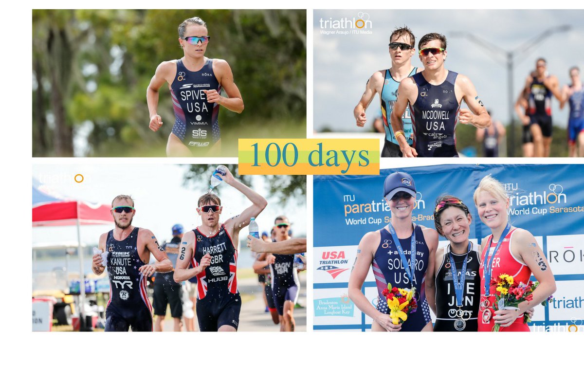 usatriathlon's tweet photo. Let the countdown begin. We're now just 100 days away from the Sarasota-Bradenton ITU Triathlon World Cup! 💯☀️🌴 We'll be cheering on all of our USA athletes racing in Florida on October 13!
(📸 Wagner Araujo/ITU Media) https://t.co/u1btc6hID3
