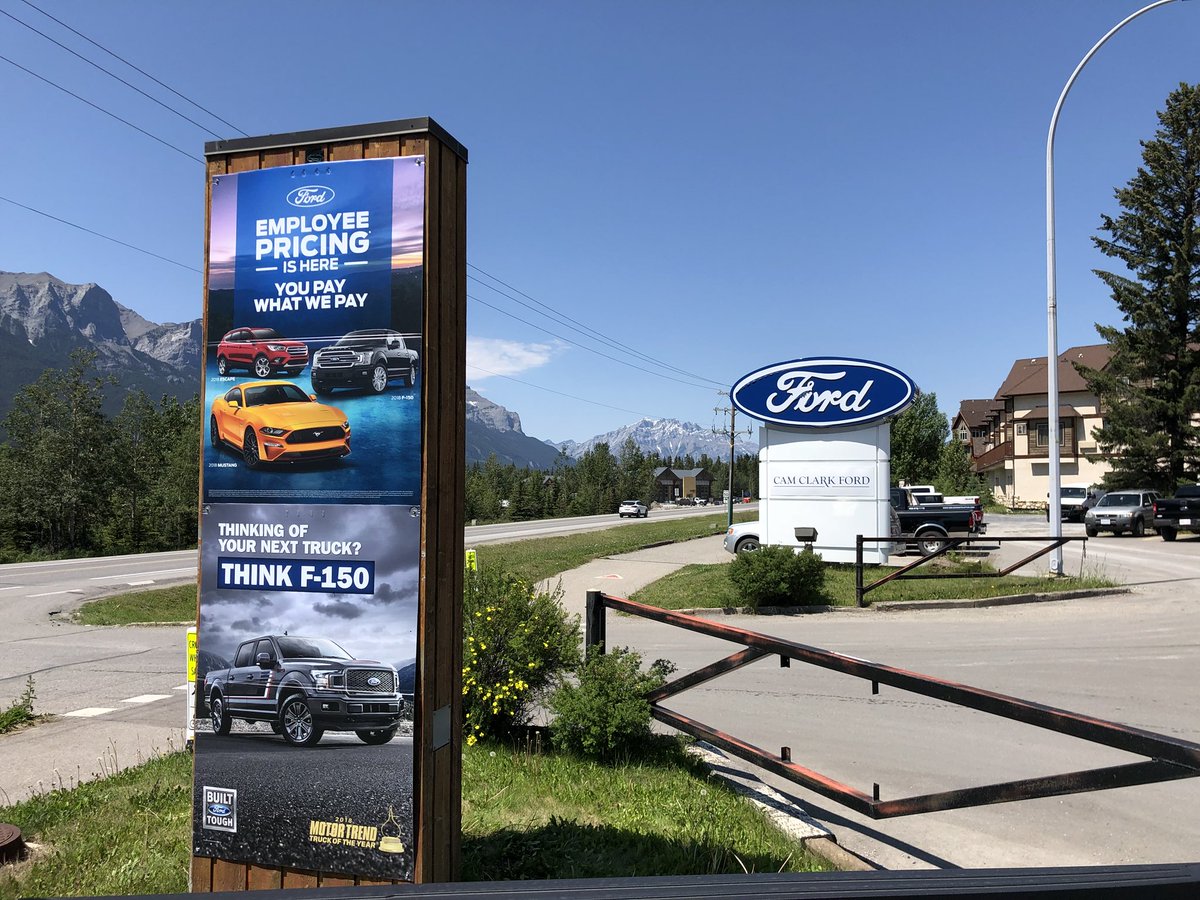 CamClarkCanmore's tweet photo. It’s that time of year again! You pay what we pay. Simple. Our yard is stocked and our team is ready to take you for your #testdrive...

#employeepricing #summer #ford #myford https://t.co/WP6yRhuuaH