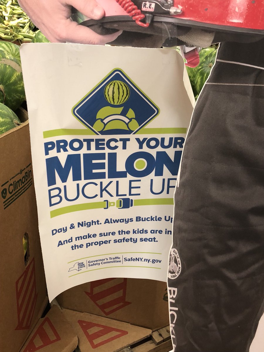 A friendly reminder from our partners @NYSGTSC !! #protectyourmelon