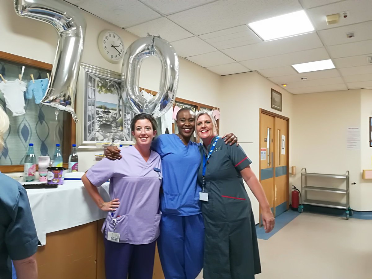 alesterowen's tweet photo. Great to celebrate 70 years of the NHS with our fabulous team- so proud to be working with them π#TeamMatYGC @BUmidsoc @BCUHB wonderful example of NHS values πThank you π #NHS70 #Big7Tea https://t.co/vgpGXtizUE