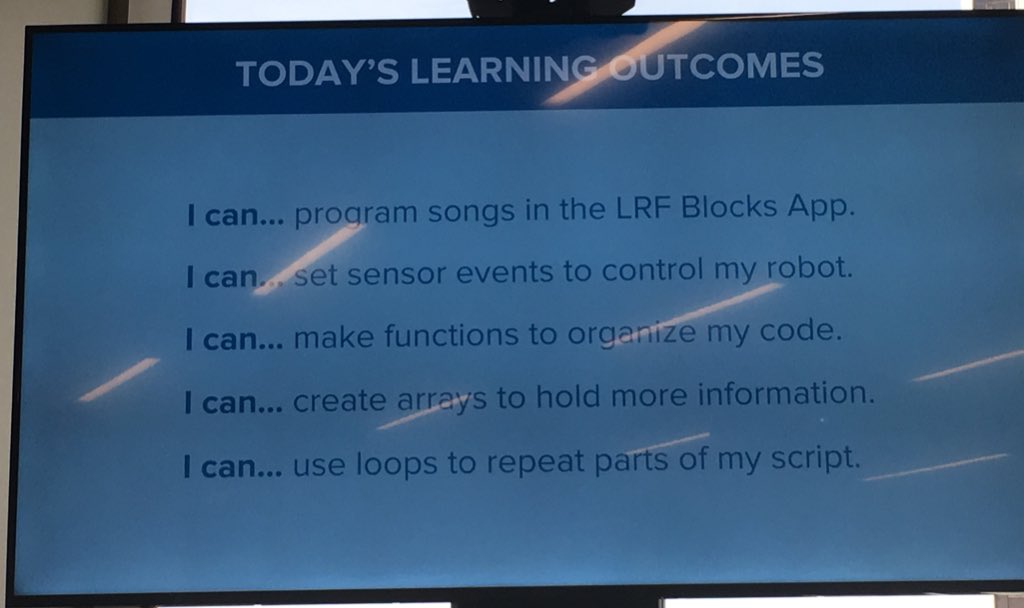 Enjoyed learning how to code my new <a href="/LilRobotFriends/">Little Robot Friends</a> using the Block app. Looking forward to learning more! #teachercon #teacherslearningcode