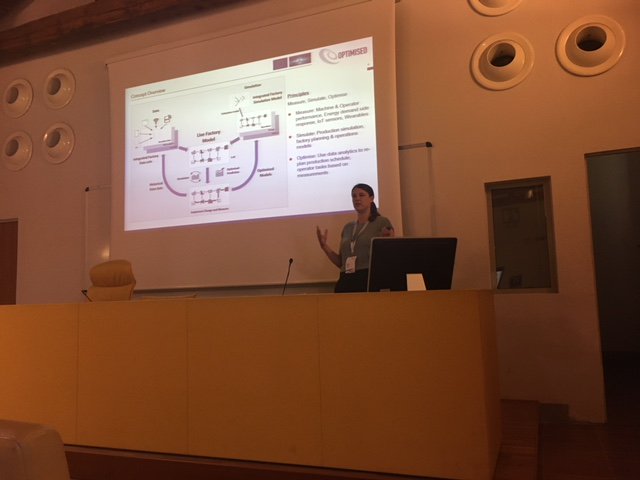 BCA_Industries's tweet image. Sabine Teufl from @Laing_ORourke presented the #OPTIMISEDh2020 project&apos;s approach to its application scenarios for the construction domain today at the 25th International Conference on Transdisciplinary Engineering #TE2018 #research #industry40 #h2020 #manufacturing #IoT