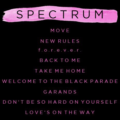 thecodaconduct's tweet image. In celebration of our 6th anniversary, we are excited to announce the track list for our upcoming album SPECTRUM! To hear “Move”, check out our music video at bit.ly/codamove 🎉