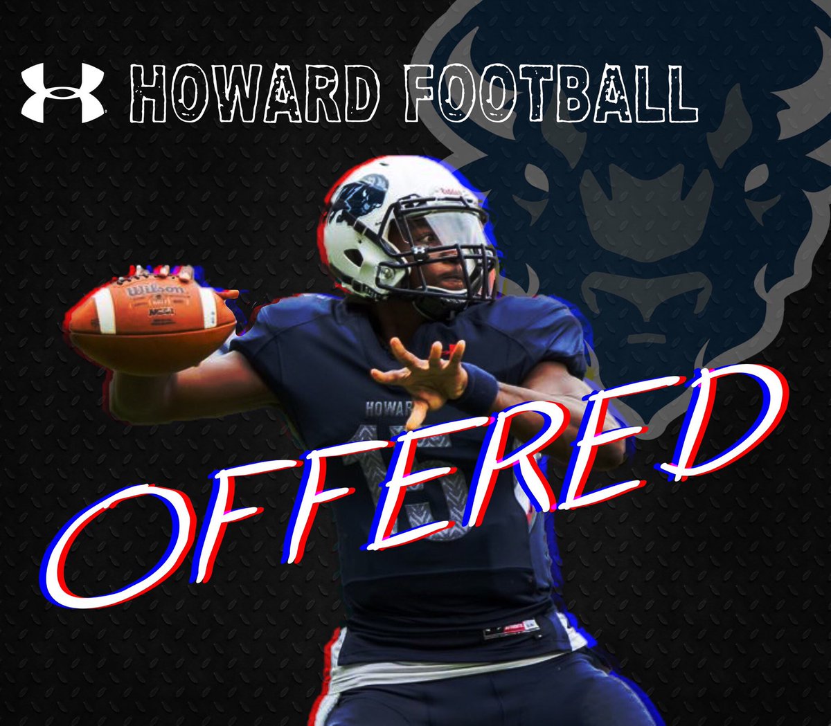 Declan_Vargas's tweet image. Thankful to receive a Division One offer from @HUBISONFOOTBALL !!!  #MissionPossible2 @coachbull_ @MauricePaulk52
