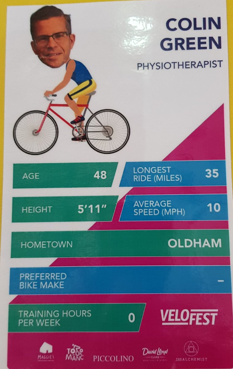 PMneurophysio's tweet photo. Perhaps more than 0 hours training would help but happy with 2 secs quicker than in training @MancVeloFest @IMHeadInjury. Thanks for the invite #PhysioActive https://t.co/hOutbPl78T