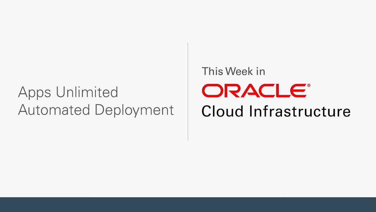 OracleIaaS's tweet photo. Oracle Cloud Infrastructure offers the proven reliability and performance of Oracle #RAC and #Exadata combined with the latest in cloud #IaaS to run your Oracle #Applications. To learn more, check out this short video. https://t.co/qnarK8JYkX https://t.co/2mgaHhMJ1f