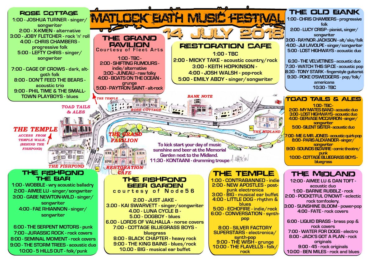 HalfMileOfMusic's tweet photo. Line-up unleashed! https://t.co/2CGC1rE2s9