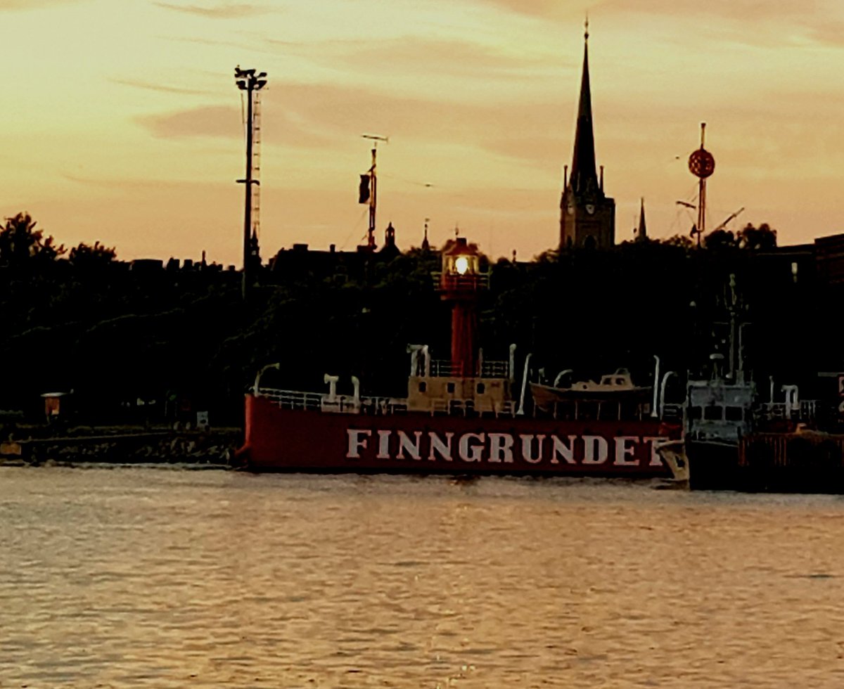 The #lightship and the summer night <3

Welcome on board again tomorrow 
on the #museumship s at quay in front of the <a href="/thevasamuseum/">The Vasa Museum</a>

#maritimehistory of #stockholm