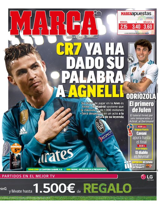 MARCA La Juve obtient le oui de Cristiano Ronaldo