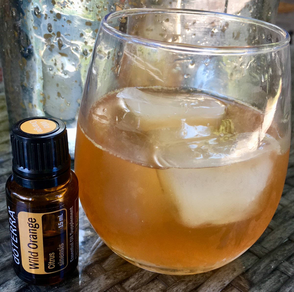 My home brewed kombucha that traveled to me from Cincinnati Ohio and with me to Southeast Asia and back to California. Refreshing and healthy with doTERRA Wild Orange Oil ow.ly/9sh530kxkXL #shespartofthefamily #doterra #wildorange #kombucha #rawfood #enzymes