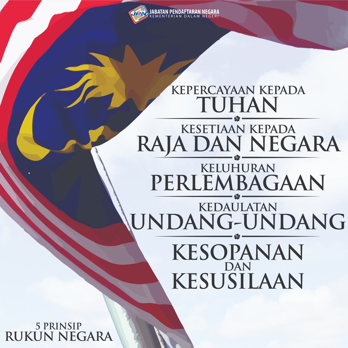 5 Prinsip Rukun Negara Malaysia