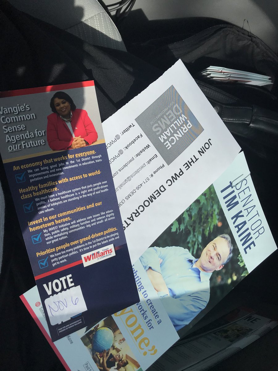 RightBruMar's tweet photo. Spent the evening door knocking with another #EqualityWarrior @WilburForce2016 if you know who this person is you know that it was an adventure. Glad my eyebrows didn’t melt off in this heat. Dedication! Going 2 re-elect @timkaine & elect @Vangie4Congress! @PWCDems strong. https://t.co/KiZ6wnNY51