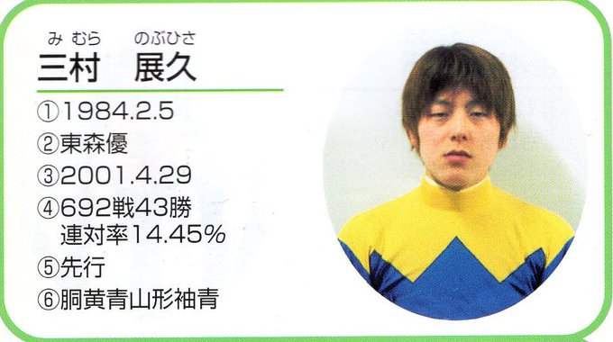 三村展久騎手 勝負服変更前と変更後 福山にも競馬があった