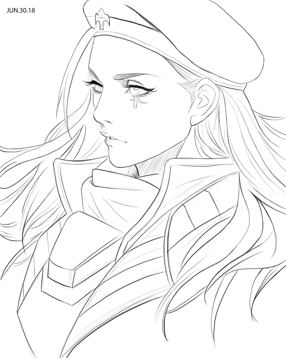 Anthea Lee Art Finally Ana Recreation Of Art Originally Made By Artgerm Overwatch Ana Artgerm Art Drawing Sketch Illustration Lineart Overwatchart Fanart Playstation Ps4 Gamer Dvaart Digitalart 삽화 일스타그램 일상