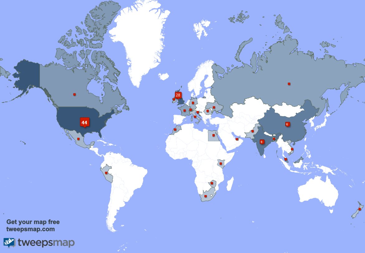 therealmasterv's tweet image. Special thank you to my 1 new followers from UK. last week. tweepsmap.com/!therealmasterv .