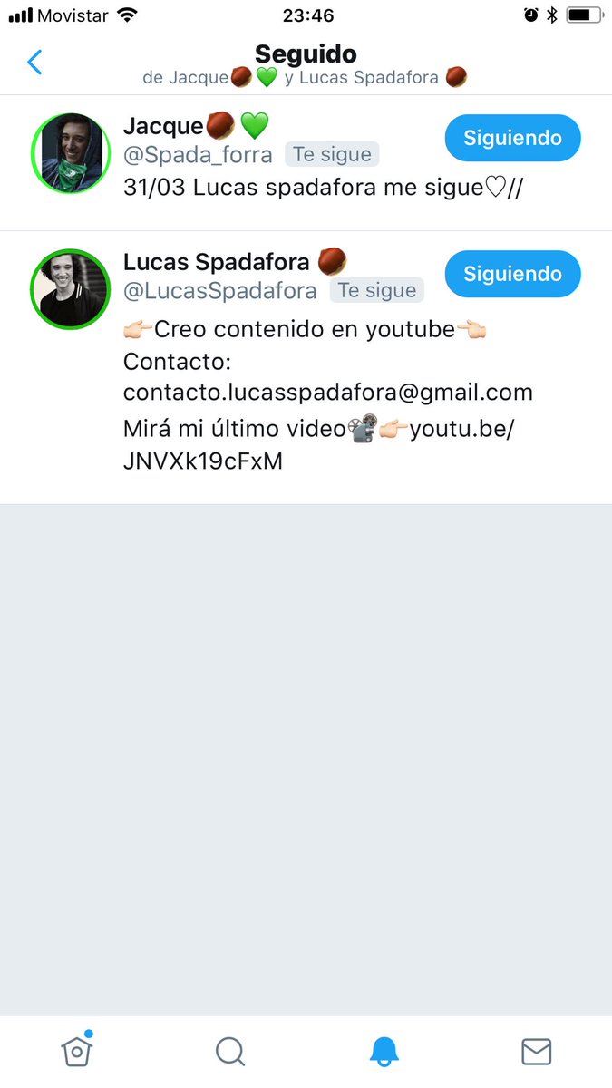 PicsSpadafora's tweet image. AAAAA LUCAS ME SIGUIÓ LYM NO LO PUEDO CREER GRACIAS TE AMO 💖💖💖 @LucasSpadafora