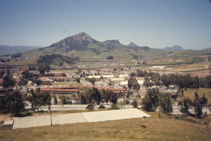 Bishop Peak looking beautiful in the 1940s (some things never change). #TBT courtesy of <a href="/REKLibrary/">Kennedy Library</a> archives.