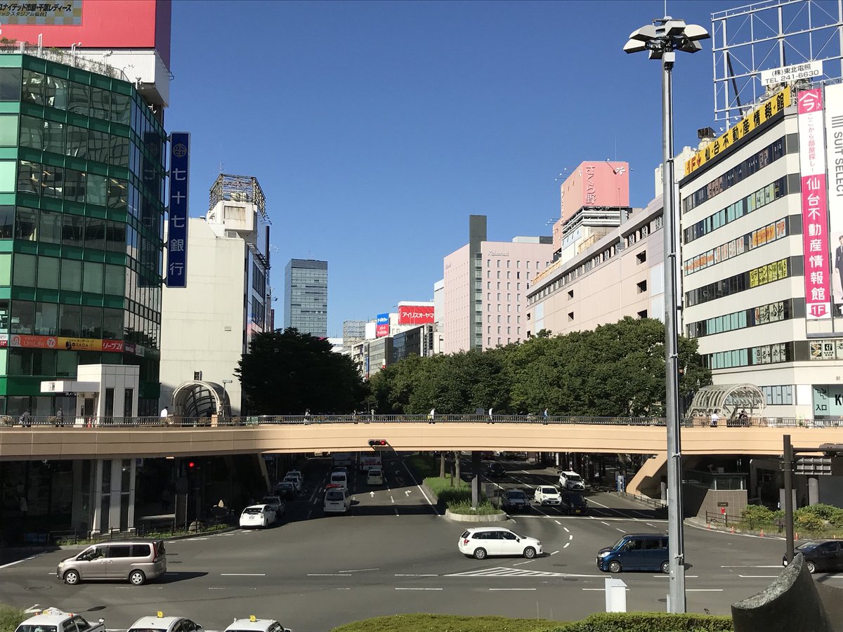 仙台と京都の都会度比較