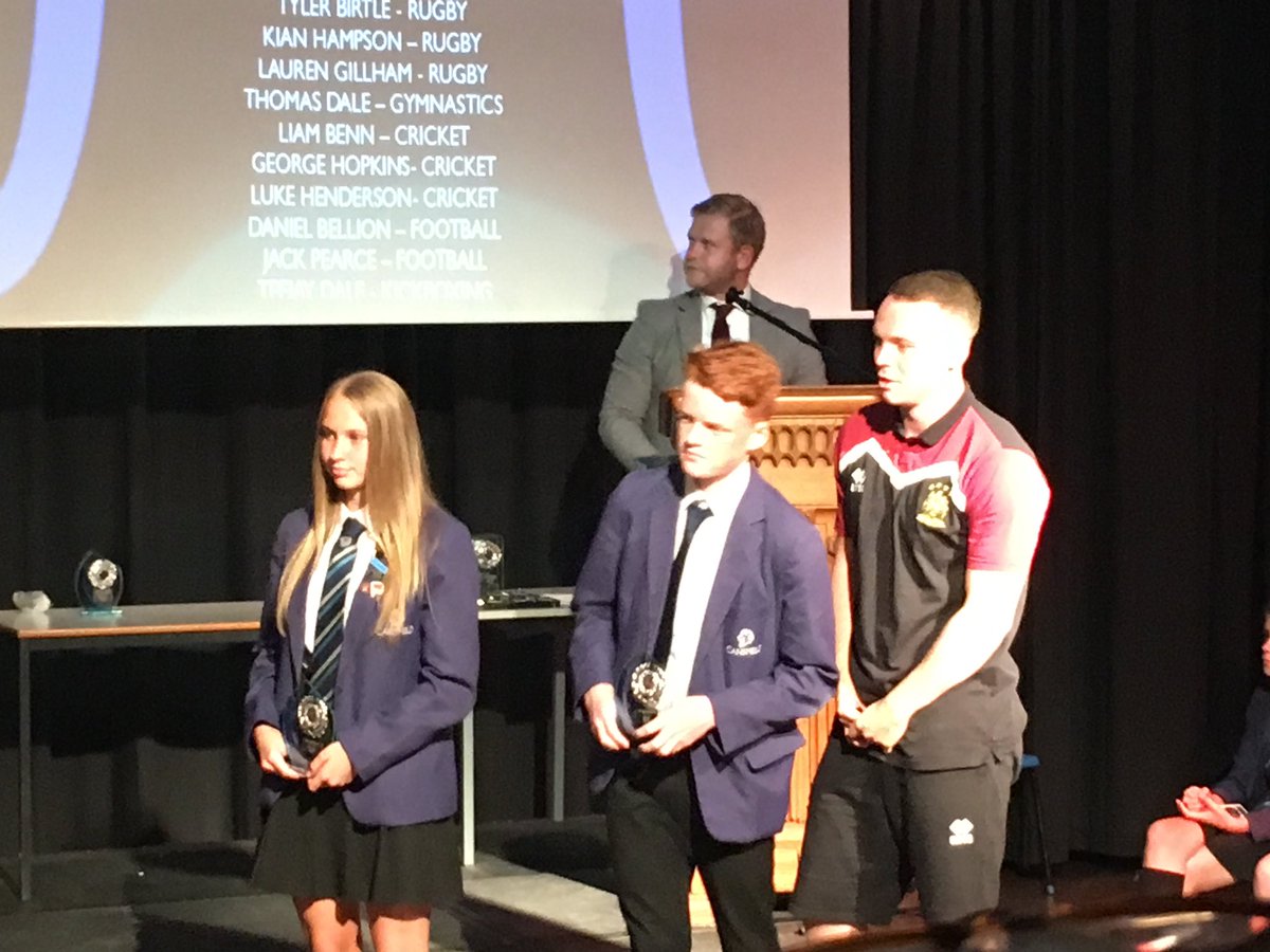 andreahig's tweet photo. Proud moment tonight seeing Aimee pick up three sports awards @Cansfield1 https://t.co/53WXTBS9er