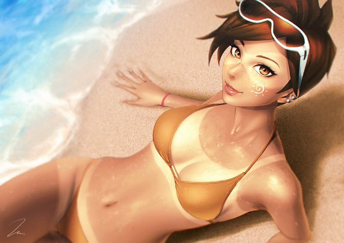 「orange bikini」 illustration images(Latest)