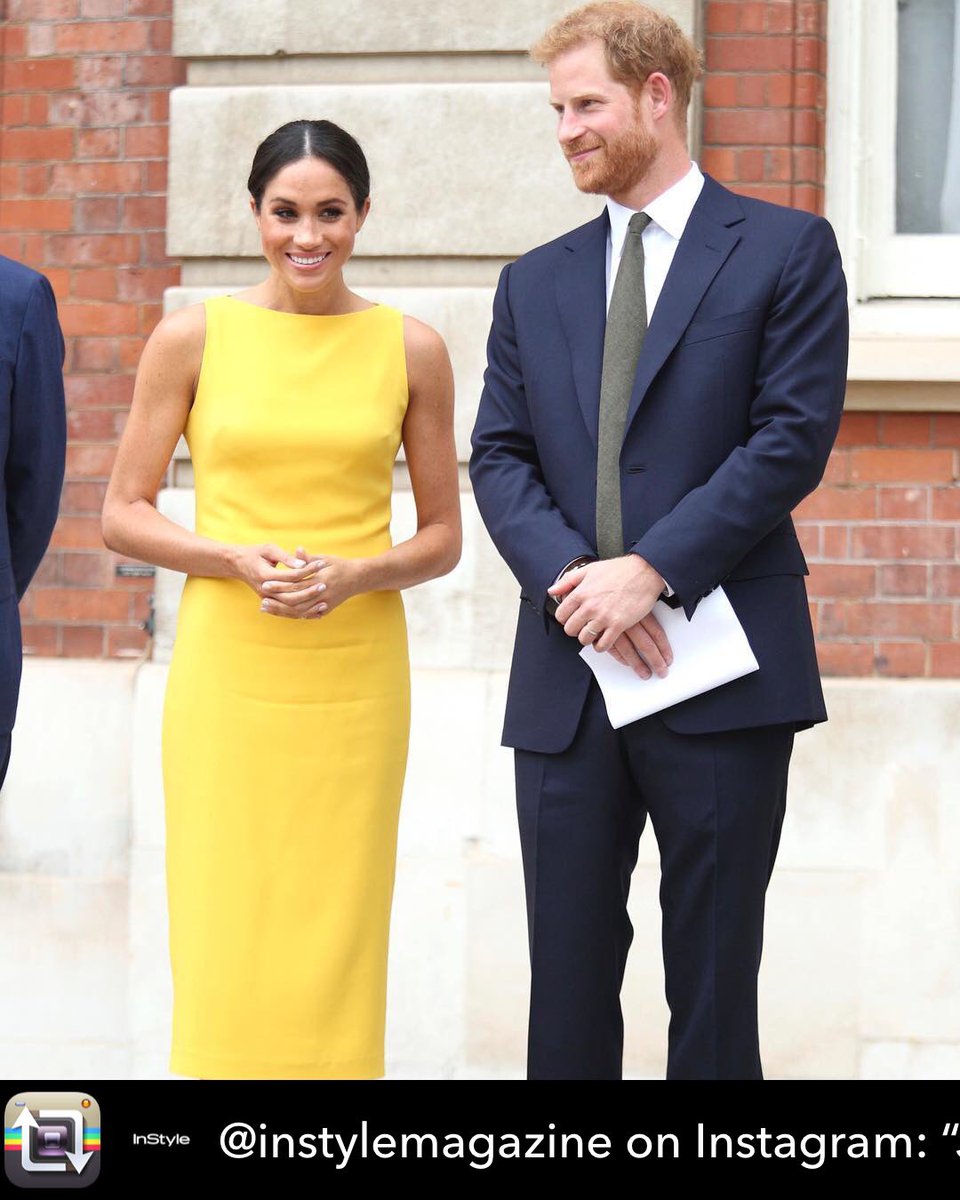 FGIBOSTON's tweet image. The Duchess of Sussex wearing #FGINYC Rising Star Recipient @Brandonmaxwell #fashion #fgi #fgiboston